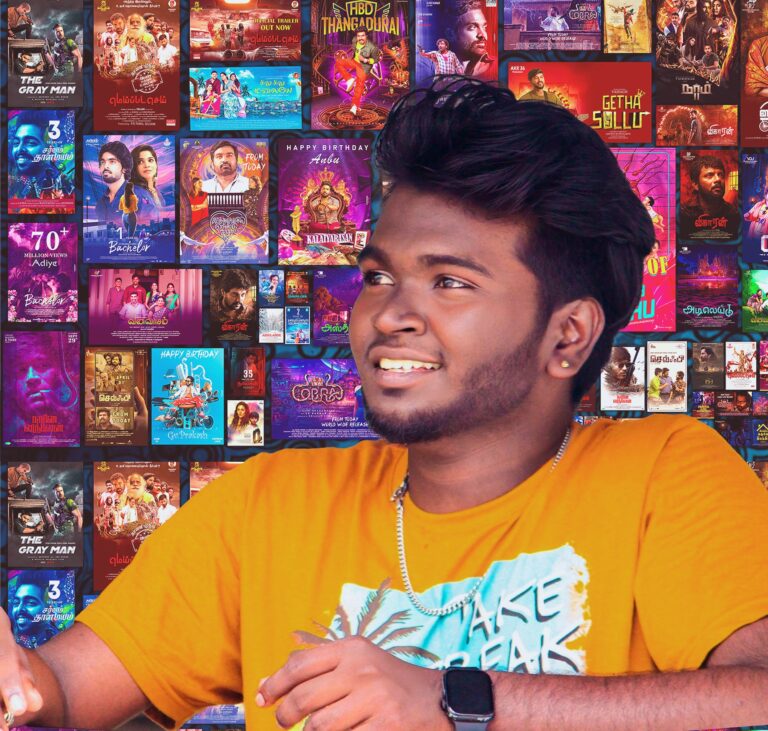 Dhanush nagavelou is a (young publicity designer) well known for his work in South Indian cinema And independent fan made poster designer