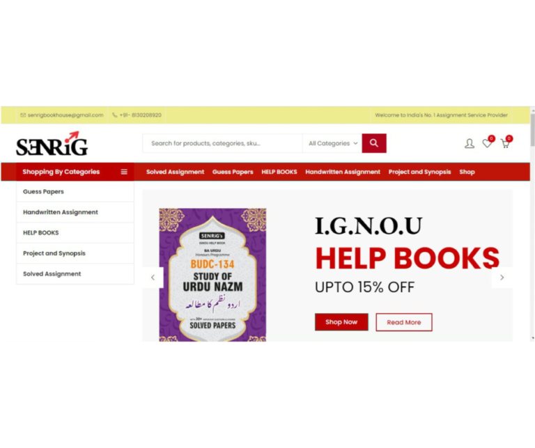 Senrig Book House: Revolutionizing Education with Comprehensive Academic Support