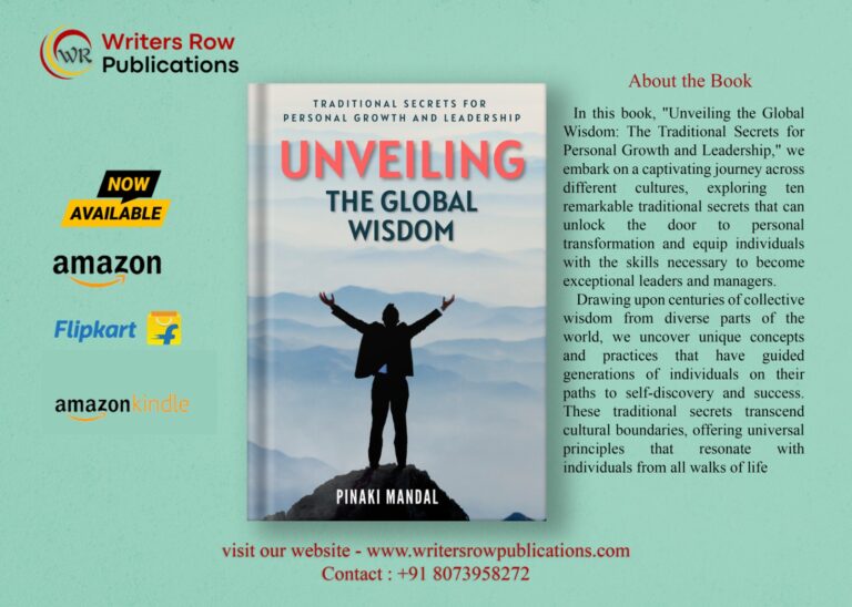 Launch of Second Book by Dr. Pinaki Mandal: “Unveiling the Global Wisdom