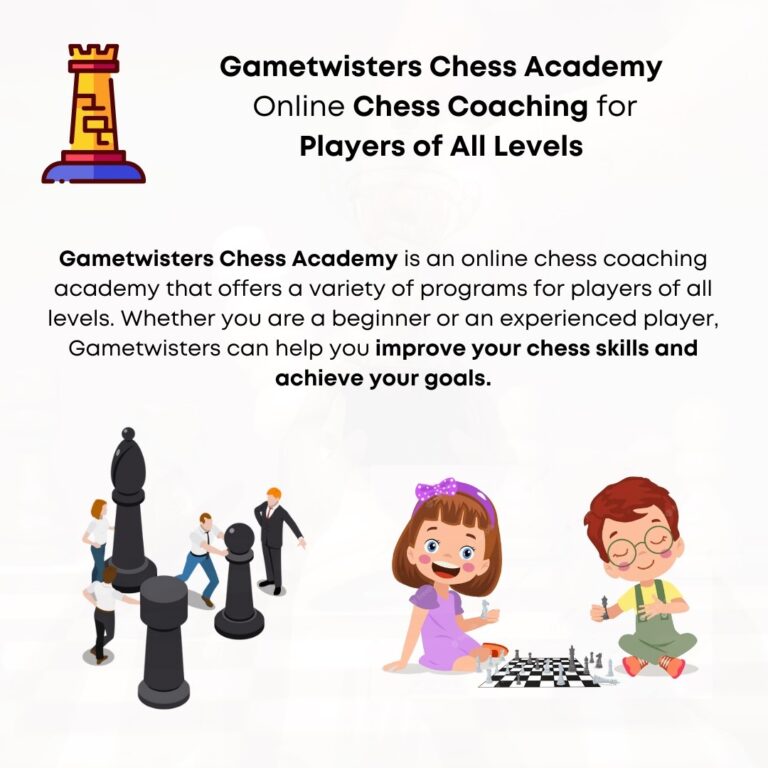 Unleash Grandmaster Potential: Join this Gametwisters Chess Academy for Expert Training and Masterful Strategies!