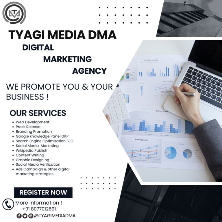 Tyagi Media DMA: Fastest Growing Digital Marketing Agency In India.